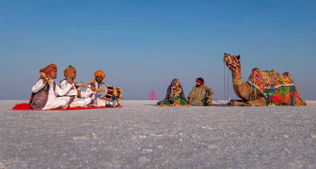 camel safari in gujarat