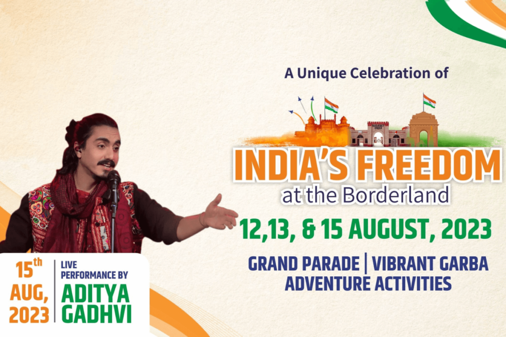 Aditya Gadhvi's Live Performance on 15th Aug 2023 at Nadabet Border