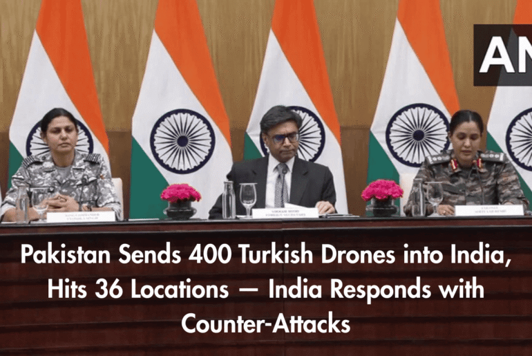 Pakistan Sends 400 Turkish Drones into India