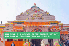 Ram Temple's Golden Spire Shines Bright: Ram Darbar Inauguration Set for June 5 Blog image